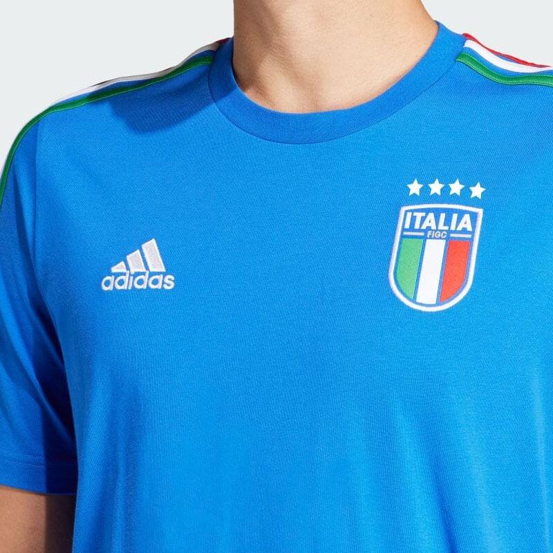 アディダス adidas  イタリア代表 DNA スリーストライプス 半袖Tシャツ  サッカー レプリカウェア  24SS(KNY24-IU2108)｜vivasports｜04