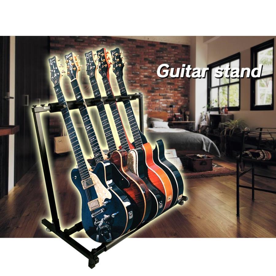 日本最大級の品揃え ギタースタンド ギターラック (7本用??＊3本用・5本用も販売してます。 ギター、ベース用パーツ、アクセサリー 