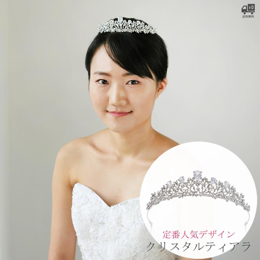 ティアラ ウエディング ブライダル ウエディングティアラ ジルコニア