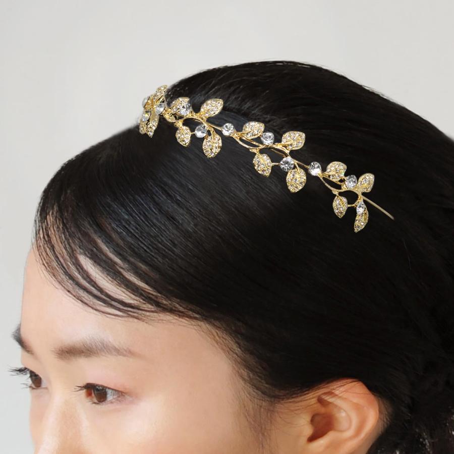 ティアラ ウエディング ウエディングティアラ ゴールド ブライダル