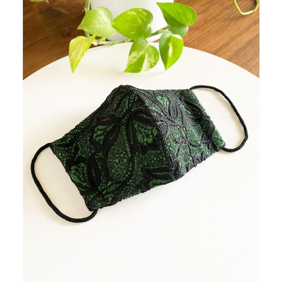 布マスク 日本製 レースマスク おしゃれ 女性用 立体型 洗える