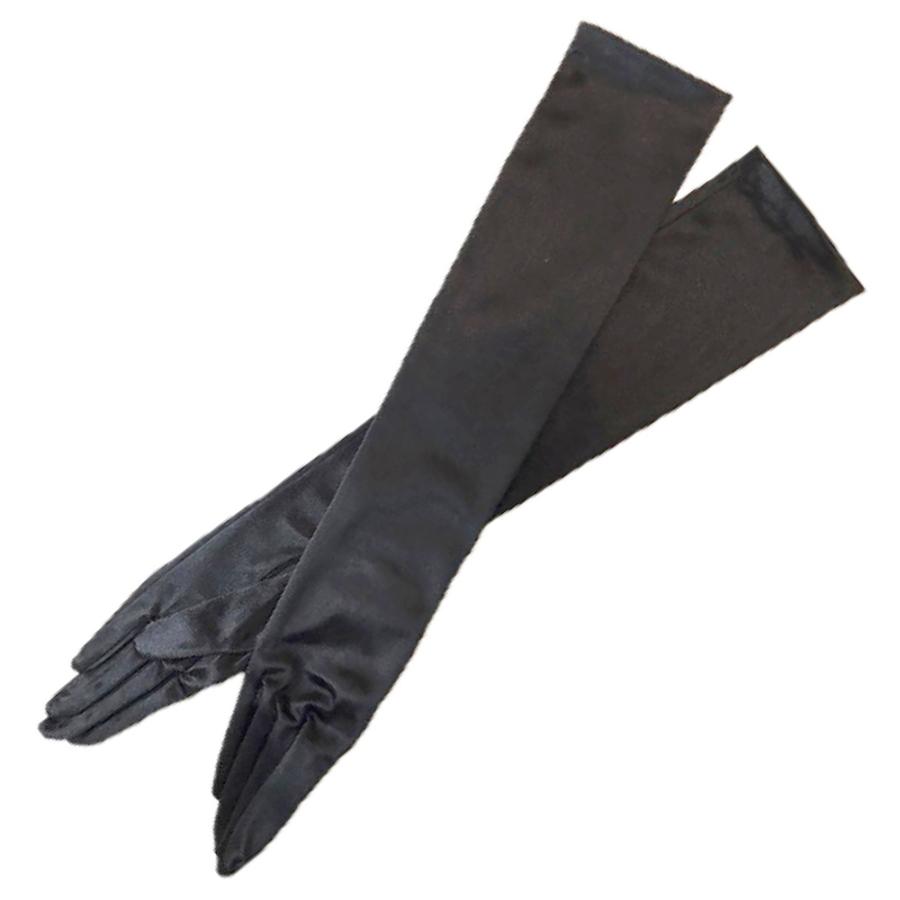 ウエディング グローブ ロング ブラック 黒 ロンググローブ ブライダル