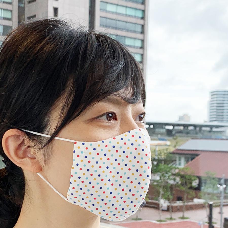 布マスク 日本製 ノーズワイヤー入り 女性 ノーズワイヤー 小さめ 立体