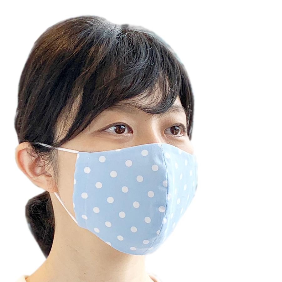 布マスク 日本製 ノーズワイヤー入り 女性 ノーズワイヤー 小さめ 立体