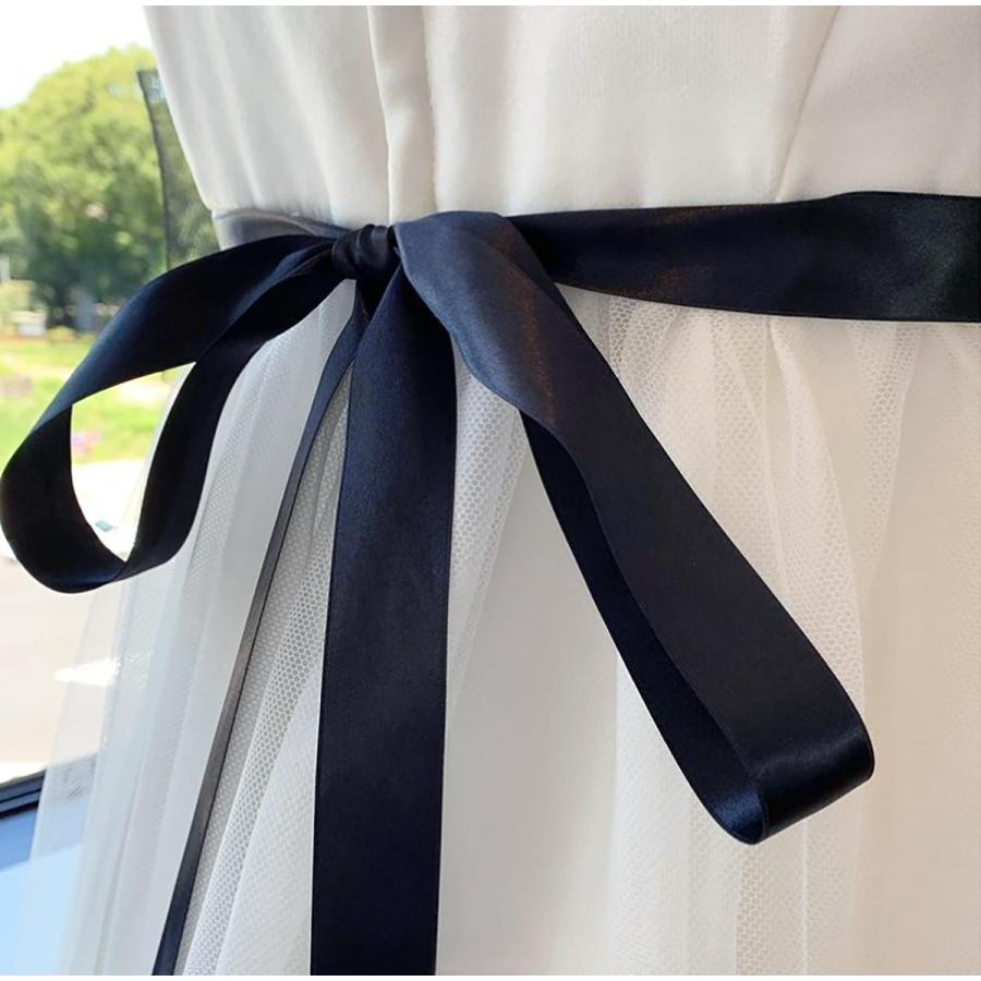 ウェディングブライダル＆パーティー　リボンベルト 楽天市場】リボンベルト 赤 サテンリボン サッシュベルト