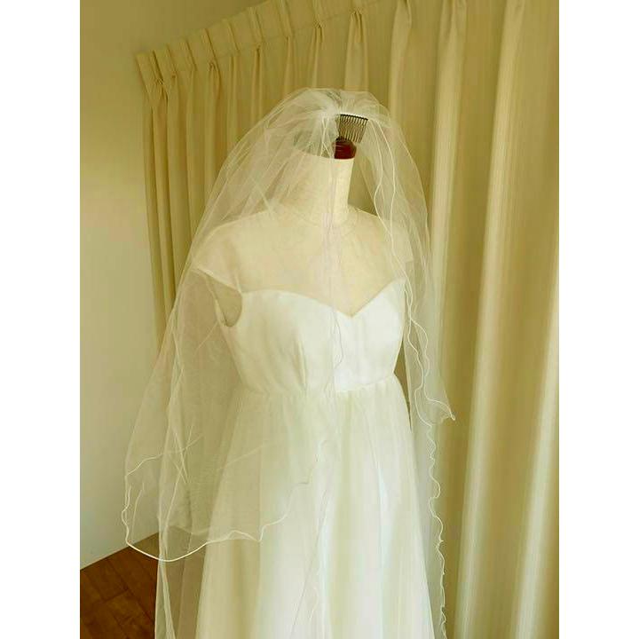 ウエディング ベール ロング ウエディングベール ロングベール 3色