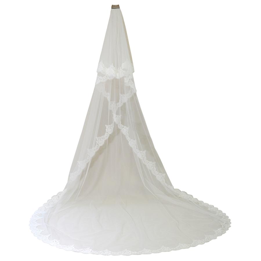 ウエディング ベール ロング ウエディングベール ロングベール 3m