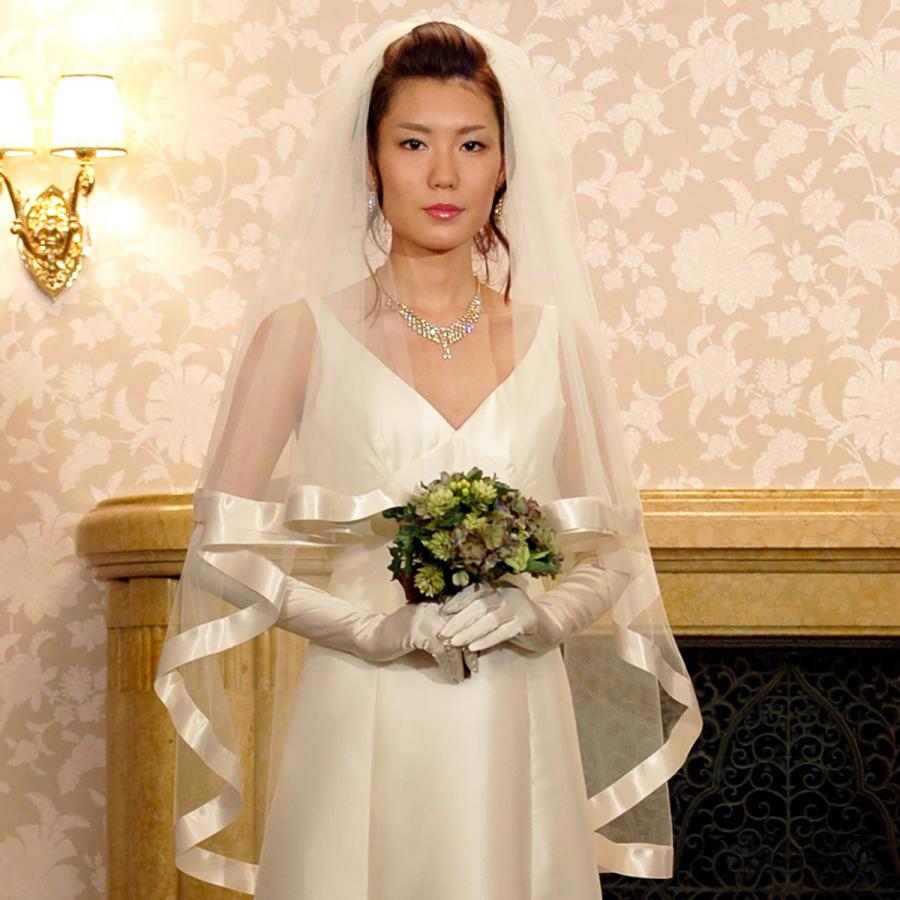 ウエディング ベール ミドル ウエディングベール ショートベール