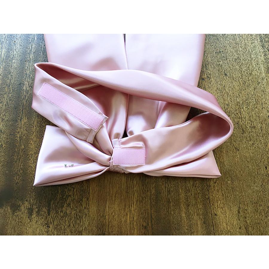 リボンベルト ピンク サテンリボン サッシュベルト ウエディング