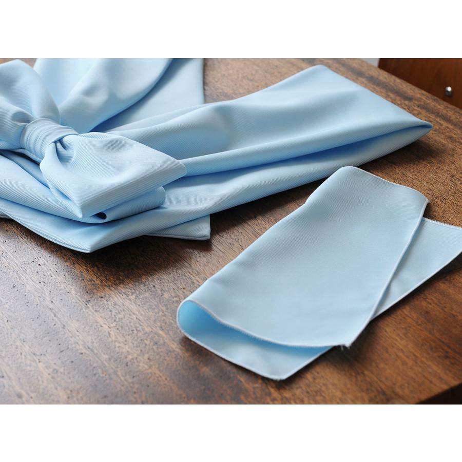 リボンベルト スカイブルー サッシュベルト ウエディング ブライダル