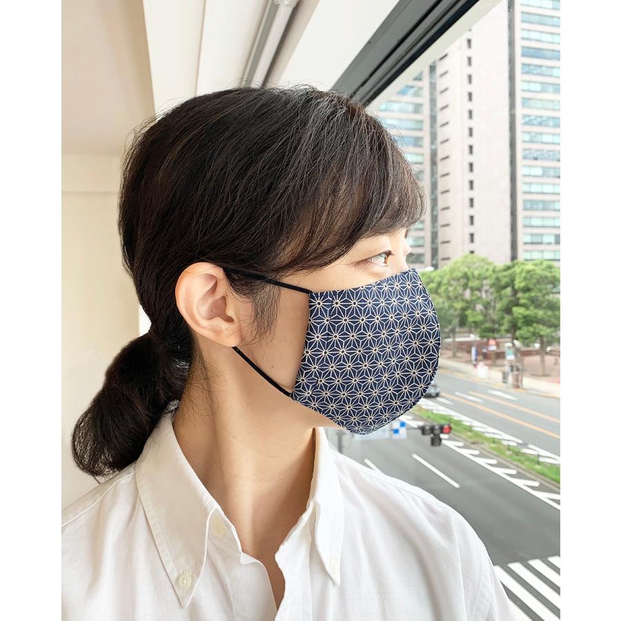 布マスク 日本製 夏用 メンズ 洗える おしゃれ 大きめ 高島ちぢみ 立体