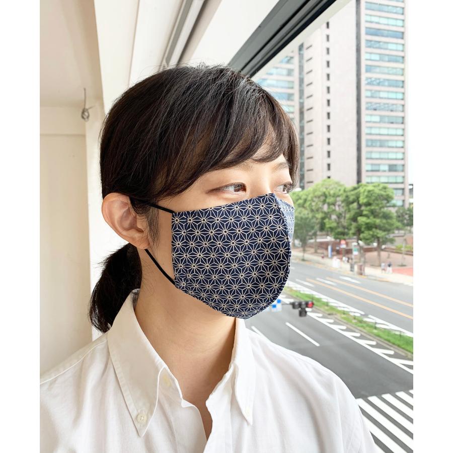 布マスク 日本製 夏用 メンズ 洗える おしゃれ 大きめ 高島ちぢみ 立体