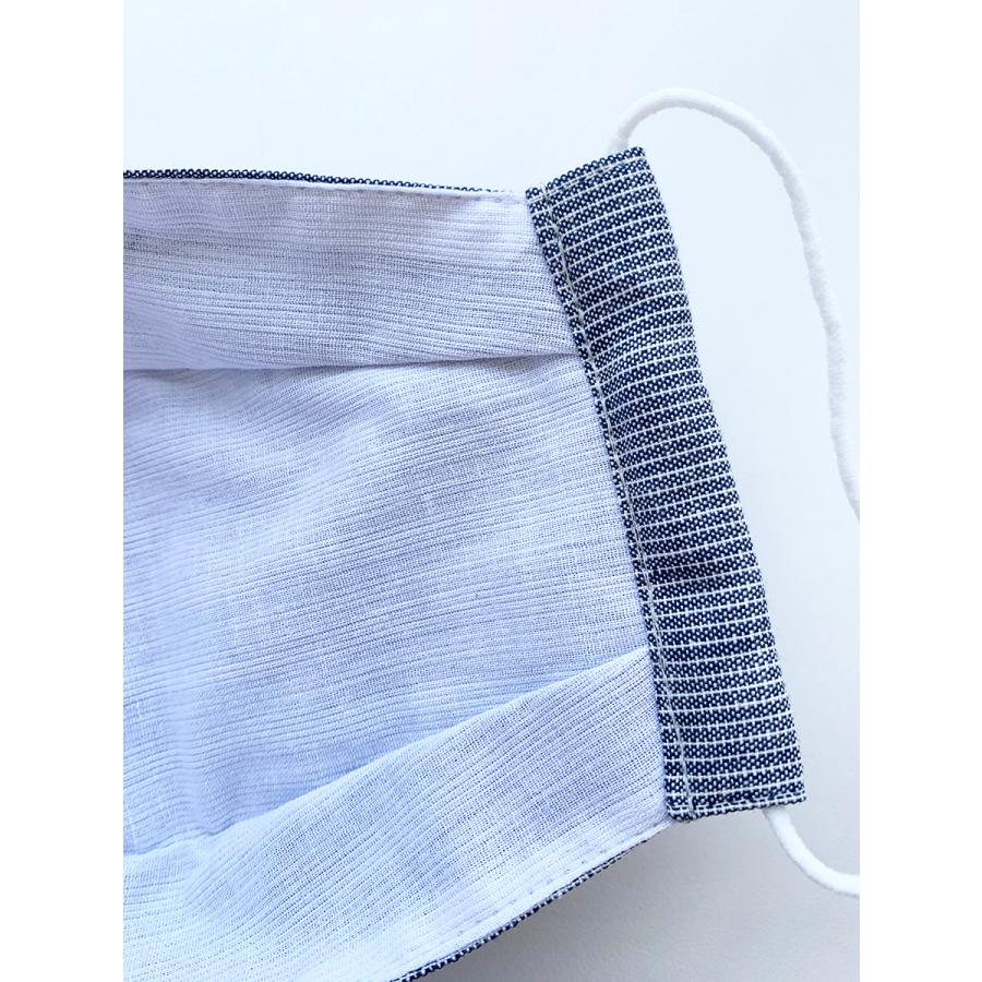 布マスク 日本製 大臣マスク 折り返し 舟形 メンズ 大きめ 立体型