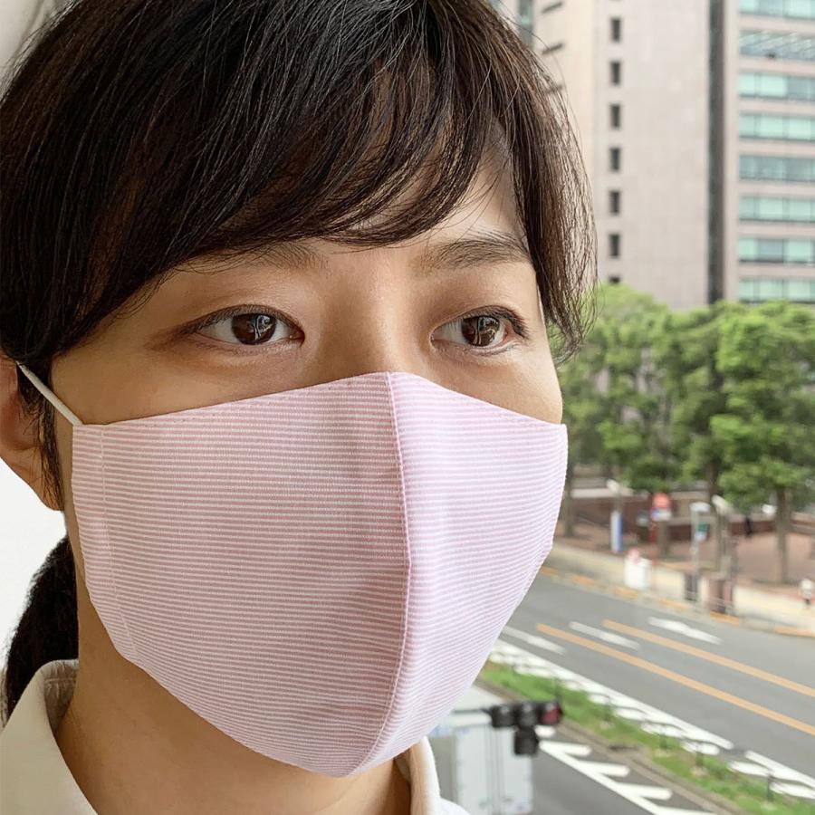布マスク 日本製 立体 マスク おしゃれ 女性用 小さめ 高島ちぢみ