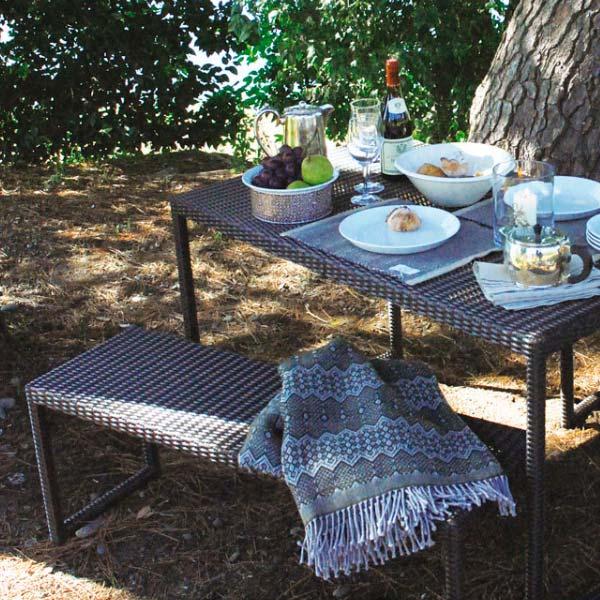 タカショー シンプルベンチ 幅110 奥行35 高さ42 完成品 庭座