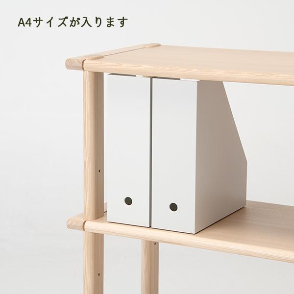 シェルフ 幅120cm Shelf 3段 天然木 セン材 ウレタン仕上 北海道家具 国産家具 日本製 送料込みの画像