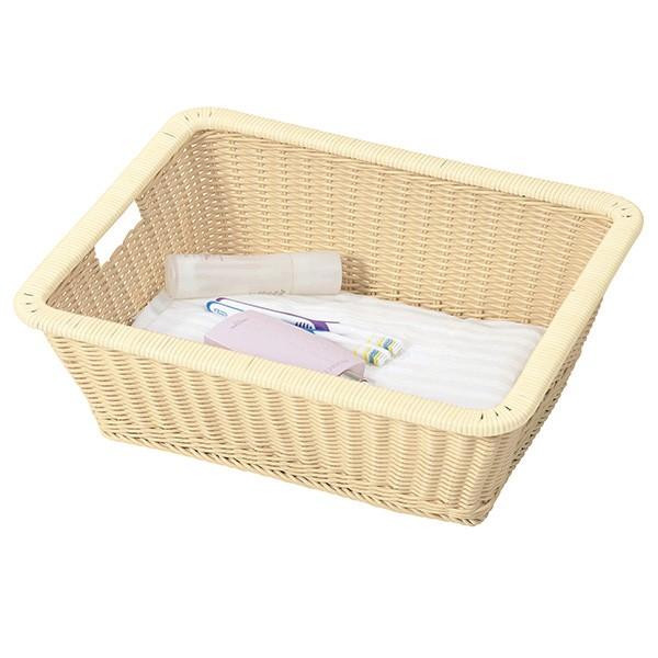 脱ぐカゴ 幅47珊 奥ふかさ37珊 高さ16珊 キーパー127PNA 丸洗い 為し終える品 アジアンテイスト キムラ サンフラワーラタン 貨物輸送込み ランドリー収納-ランドリー、サニタリー収納-家具、インテリア