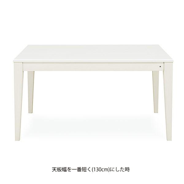 シギヤマ家具工業 ダイニングテーブル 幅130-180 奥行85 高さ70
