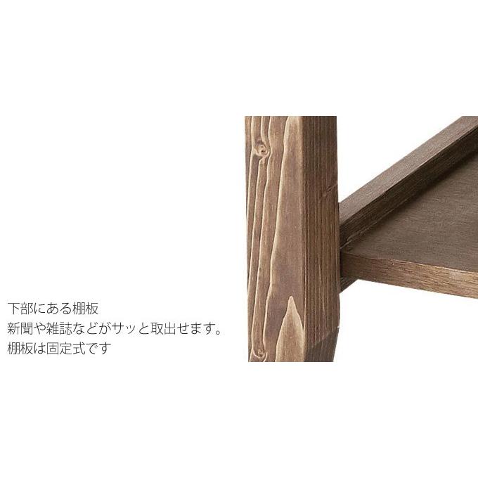 センターテーブル W90 D50 H40 天然木 リビングテーブル ローテーブル カントリー ルーアン CFS-842 送料込み_3