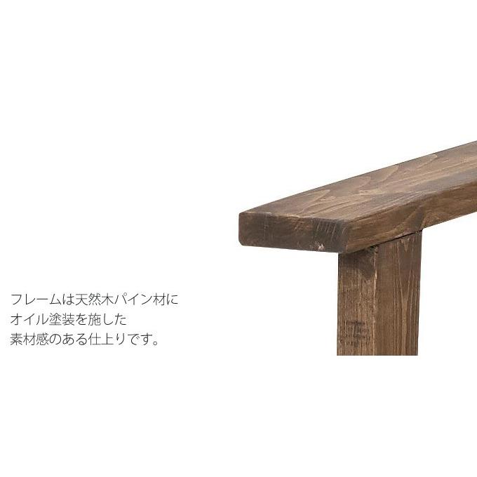 2人掛けソファー W141 D75 H78 天然木 オイル仕上 2Pソファー ファブリック カントリー ルーアン CFS-846 家具 送料込み_3