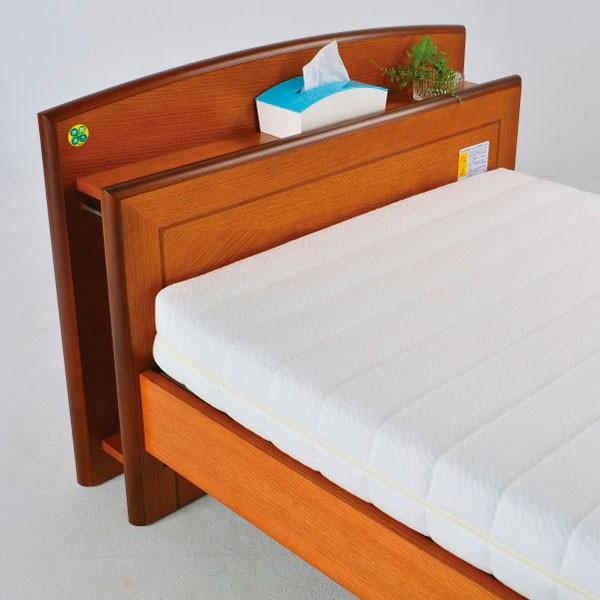 組立設置サービス付】 宮付き電動ベッド W105 シングル ポケットコイル