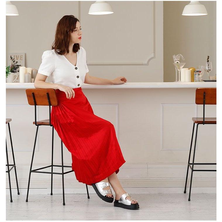 Vivian ヴィヴィアン 厚底 シャークソール ベルト ミュール サンダル スポ ツ スポサン スポーティー カジュアル モード 靴下コーデ 春夏 スムース V0073smi Vivian Collection 21 26cm対応 通販 Yahoo ショッピング