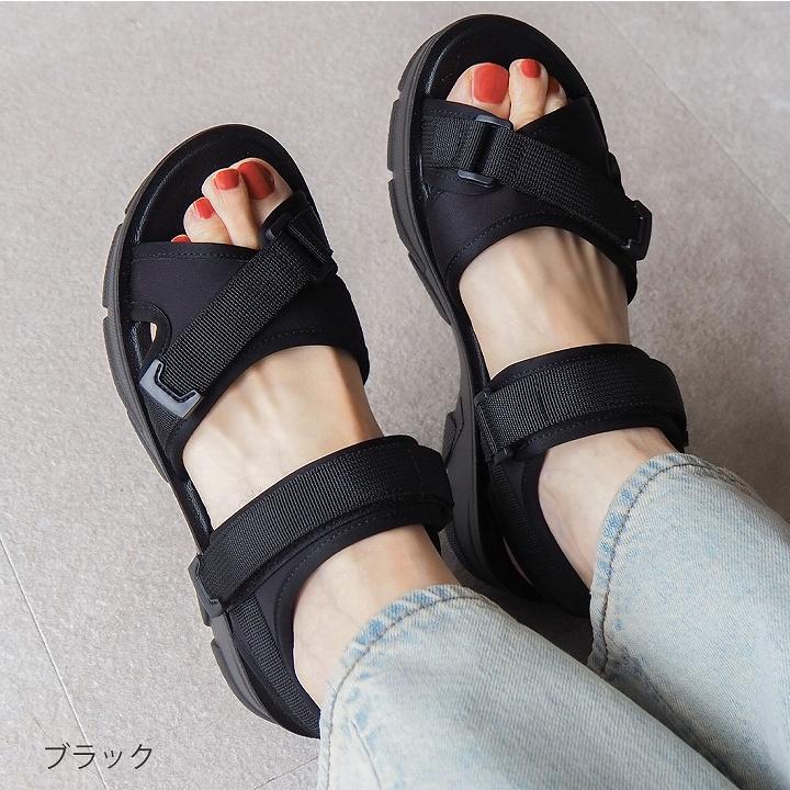 VIVIAN やわらかい 厚底サンダル 厚底 サンダル レディース