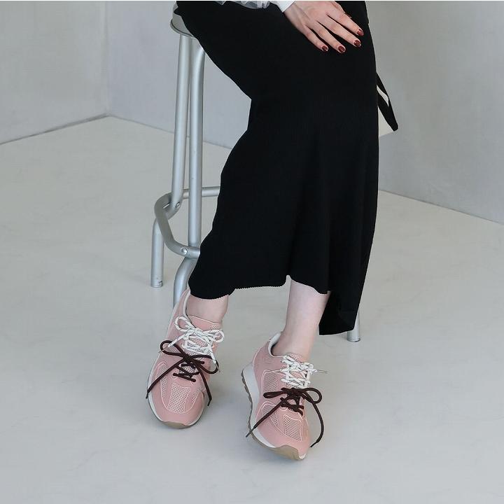 VIVIAN スニーカー レディース シューズ ダブルシューレース ローテク