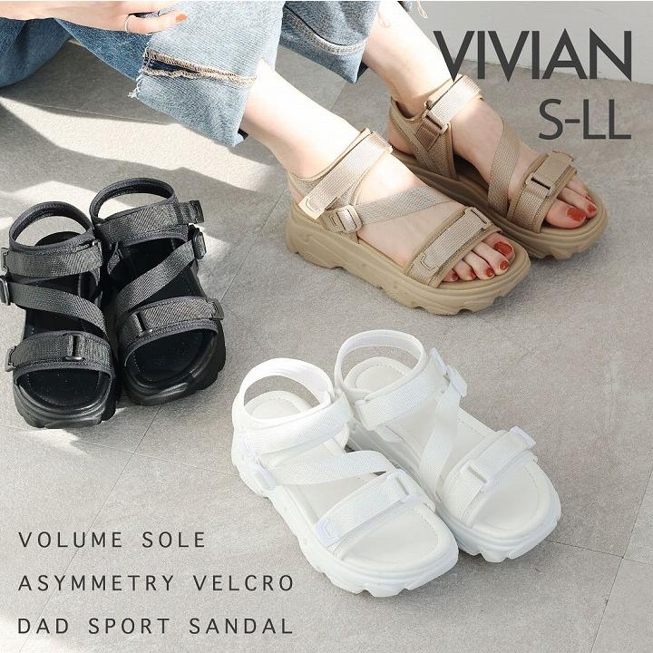 VIVIAN（ヴィヴィアン） 厚底サンダル サンダル レディース 歩きやすい