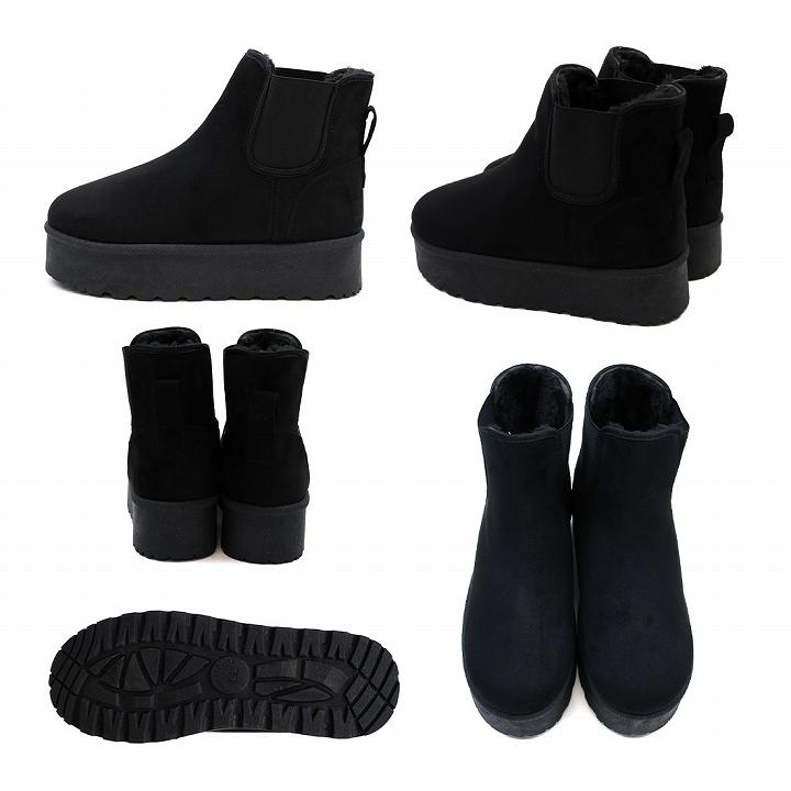 VIVIAN（ヴィヴィアン） ブーツ レディース サイドゴア ムートンブーツ