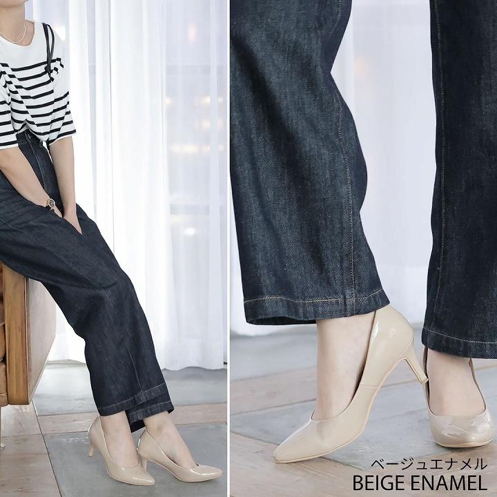 Vivian パンプス 痛くない ポインテッドトゥ 7cm ヒール ブラック 黒 ベージュ スエード エナメル パイソン柄 通勤 オフィス 結婚式 パンプス オフィス きれいめ V4930al Vivian Collection 21 26cm対応 通販 Yahoo ショッピング