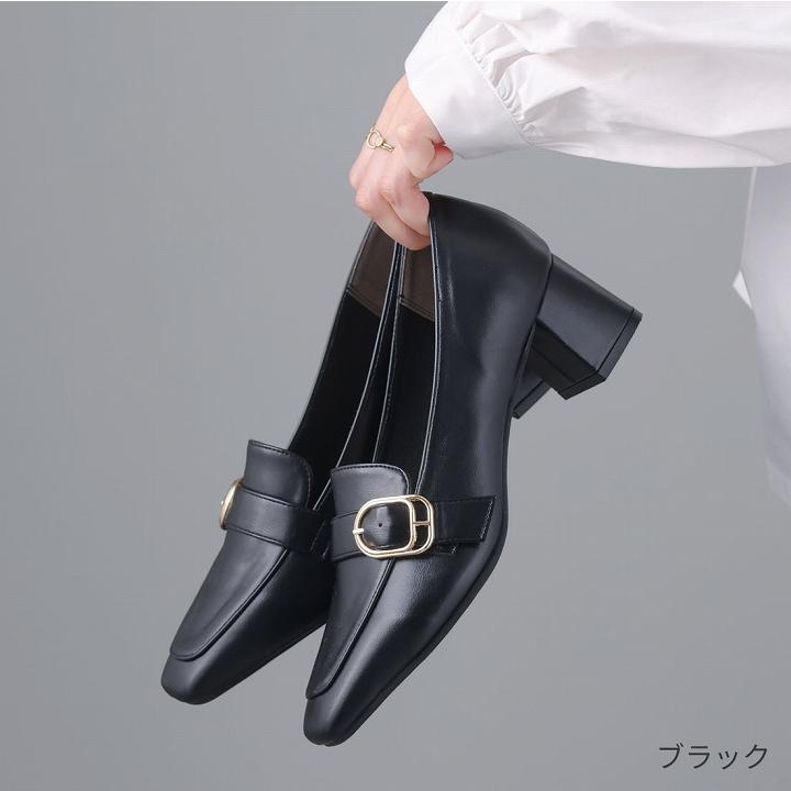VIVIAN ローファー パンプス 痛くない 歩きやすい スクエアトゥ VIVIAN ローファー パンプス 痛くない 歩きやすい スクエアトゥ