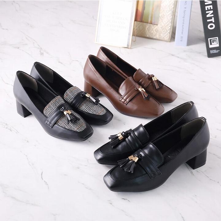 美品✨Ferragamo パンプス ダークブラウン スクエアバックル ローヒール 美品✨Ferragamo パンプス ダークブラウン スクエアバックル