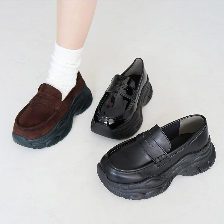 VIVIAN 送料無料 厚底 スニーカー ローファー レディース 厚底