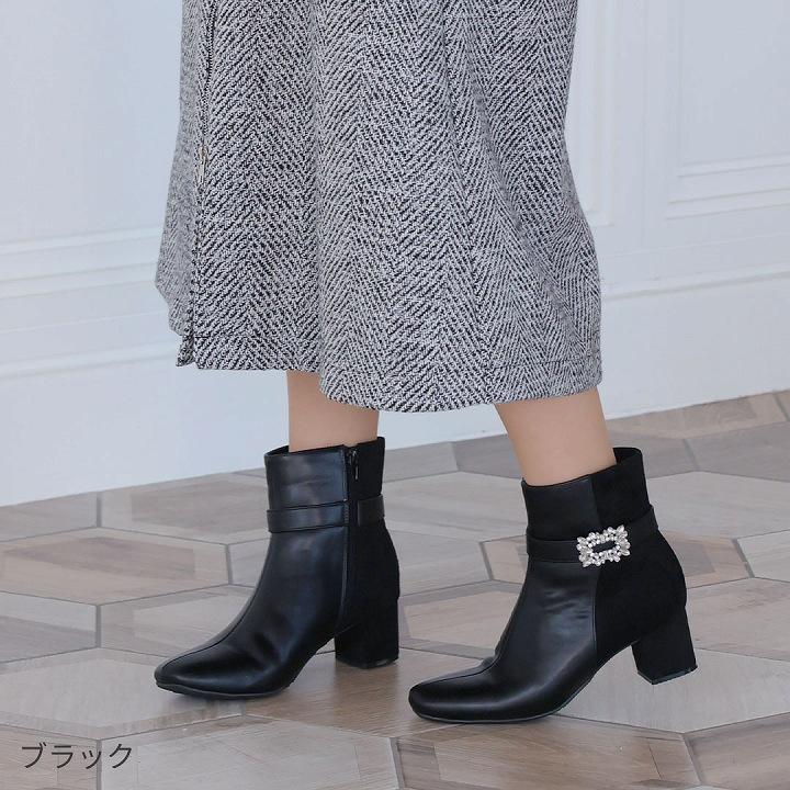 VIVIAN ブーツ レディース ビジュー ショートブーツ モチーフ VIVIAN ブーツ レディース ビジュー ショートブーツ モチーフ