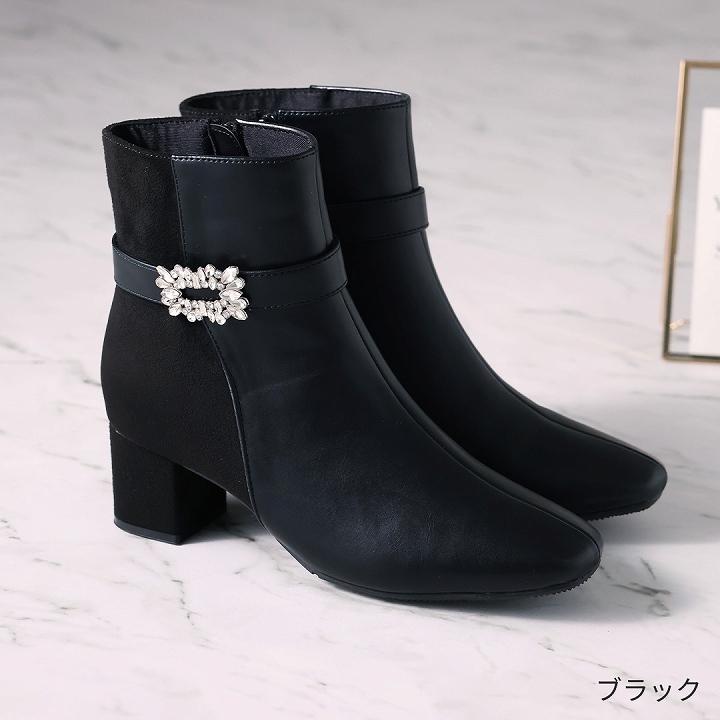 VIVIAN ブーツ レディース ビジュー ショートブーツ モチーフ VIVIAN ブーツ レディース ビジュー ショートブーツ モチーフ