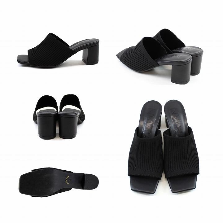 VIVIAN サンダル レディース 外反母趾 幅広 ミュール 6cm チャン