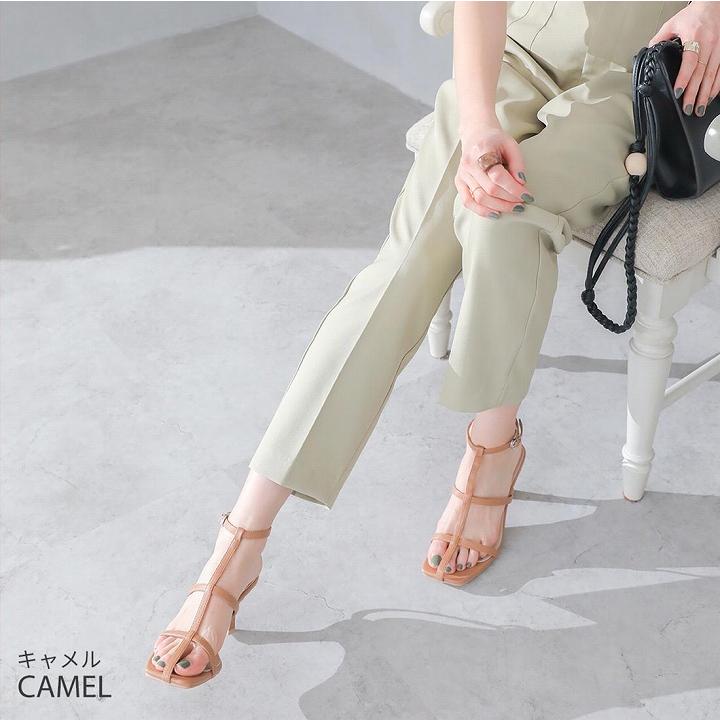 未使用✨ダイアナ パンプス スクエアトゥサンダル ピンヒール アンクルストラップ スクエアトゥアンクルストラップサンダル｜ピンキーアンド