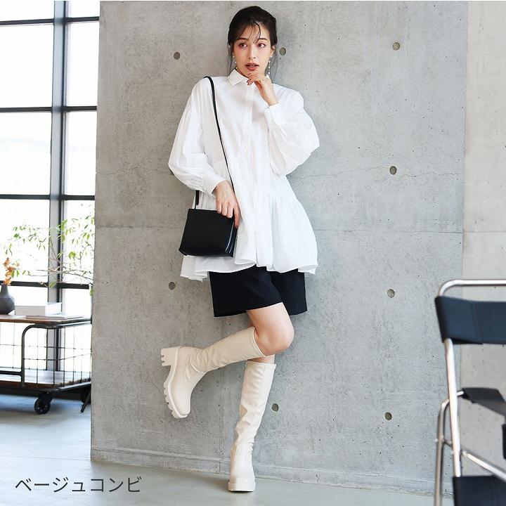 VIVIAN ブーツ レディース ロングブーツ ストレッチブーツ 厚底 VIVIAN ブーツ レディース ロングブーツ ストレッチブーツ 厚底