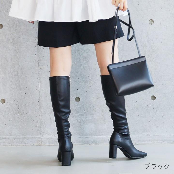 VIVIAN ブーツ レディース ポインテッドトゥ ストレッチ ロング VIVIAN ブーツ レディース ポインテッドトゥ ストレッチ ロング