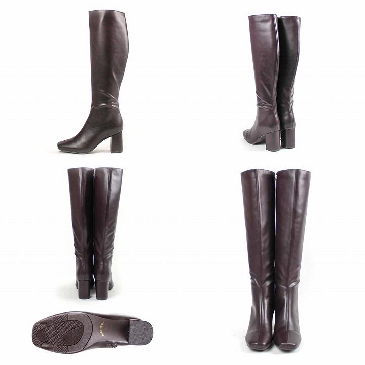 VivienneWestwoodブラウン レザー ロングブーツ org.jpg