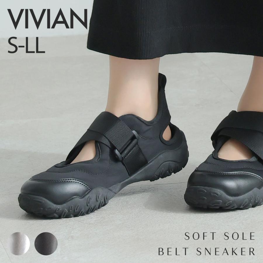 VIVIAN スニーカー レディース 厚底 スニーカーサンダル