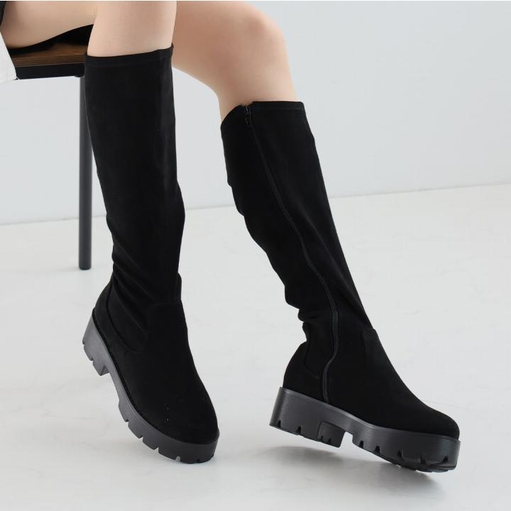 INDIVI】美品インディヴィ 高級シルク ストレッチ ブーツカット
