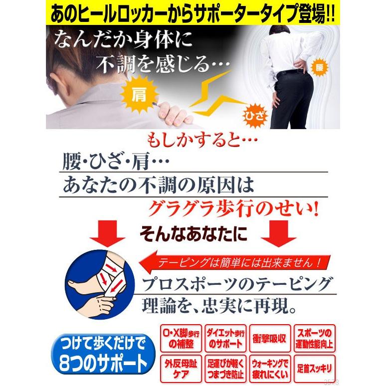 サポーター 足首かかと 膝 腰 肩固定 安定 グラグラ 正しい歩行 ソックス 洗える 清潔 健康増進 ダイエット 整体 外反母趾｜vivian1616｜02