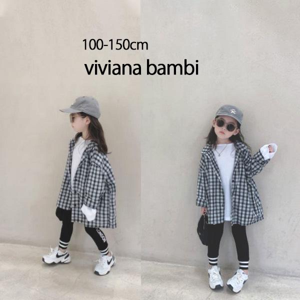 子供服 チェックシャツ ブラウス ロングシャツ チェック柄 女の子 韓国子供服 長袖 おしゃれ 100 110 1 130 140 150 デポー