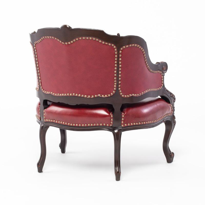 ソファー 1人掛けソファ 一人がけ アンティーク調 家具 ロココ調