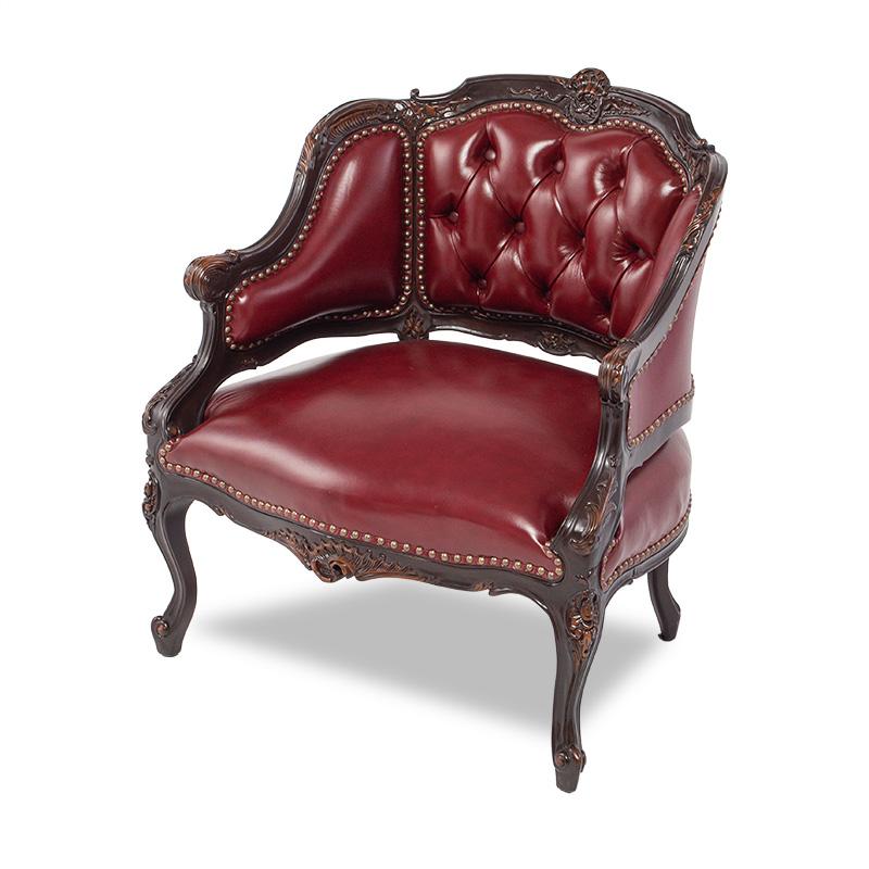 ヴィンテージ　アンティーク　木枠 ダークブラウン ソファ　ロココ 西洋 ヴィンテージ アンティーク 木枠 ダークブラウン ソファ ロココ 西洋