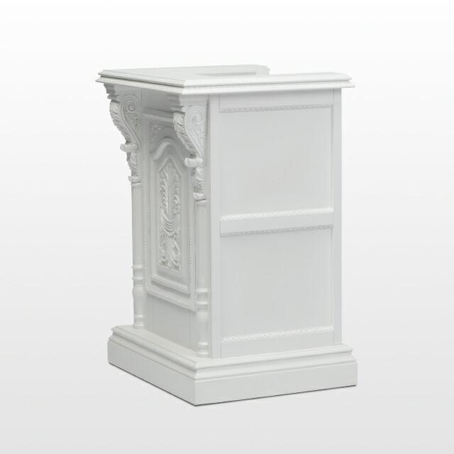 カウンター レジカウンター テーブル 受付台 0.7M 引出付 白 ホワイト