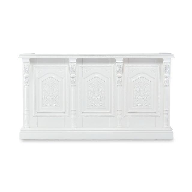 カウンター レジカウンター レジ台 受付カウンター 1.8M アンティーク