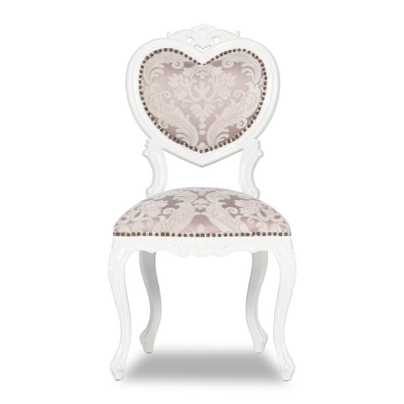 ダイニングチェア チェア チェアー 椅子 ユニークなハート型の白黒い椅子選択可 チェア ダイニングチェア アンティーク調 ハートチェア 椅子 木製